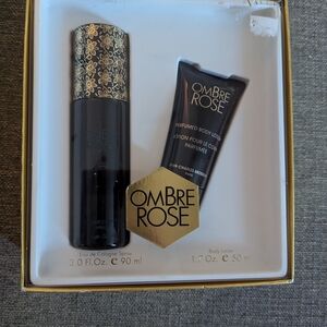 Perfume and Lotion Set - Black and Gold